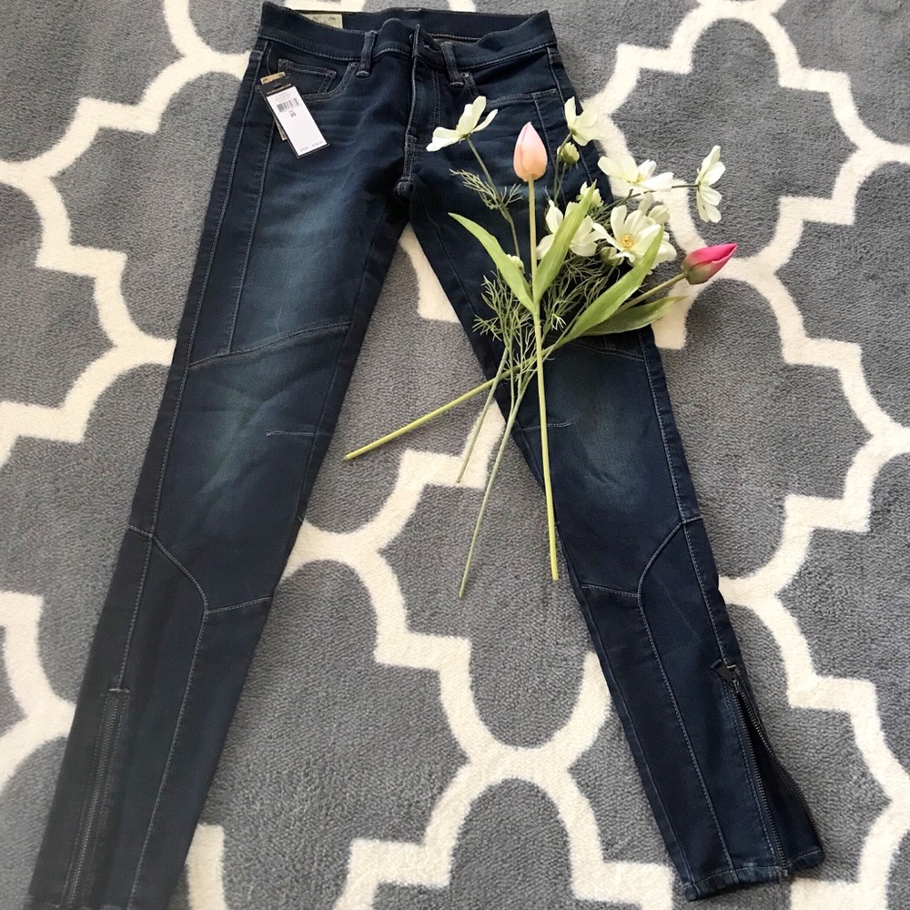 NWT Polo Ralph Lauren Skinny Zippered Jeans